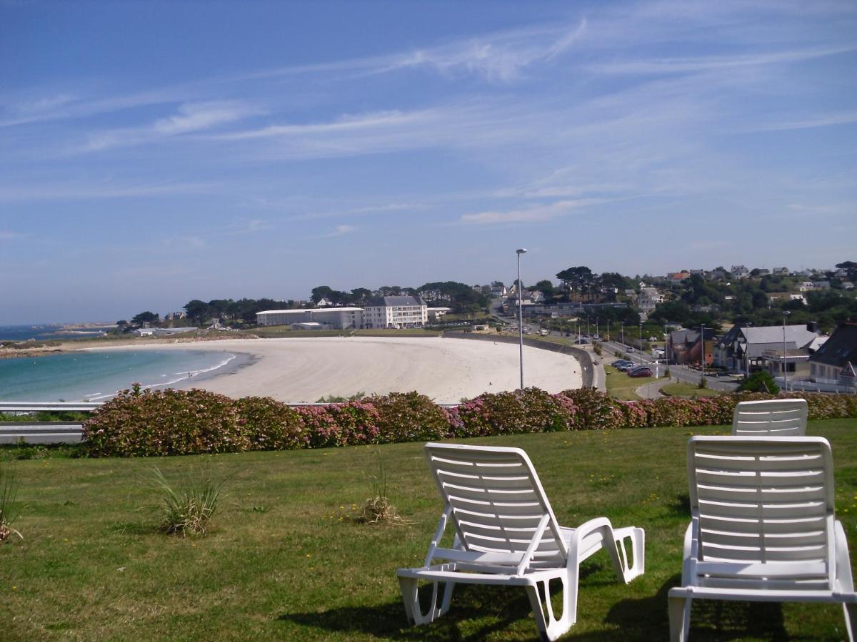 Maison 6 Pers Belle Vue Mer Piscine, Plage A 40 M Trevou-Treguignec Ngoại thất bức ảnh