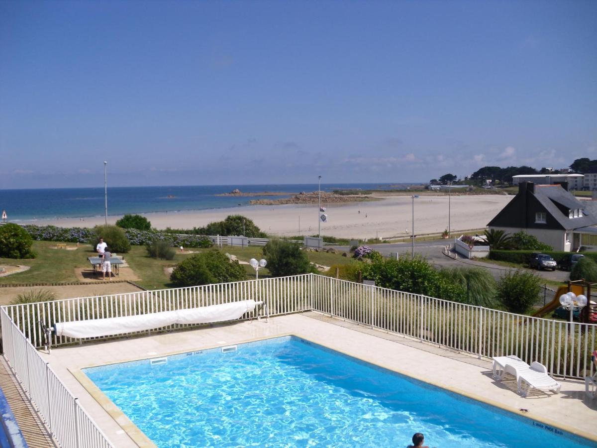 Maison 6 Pers Belle Vue Mer Piscine, Plage A 40 M Trevou-Treguignec Ngoại thất bức ảnh
