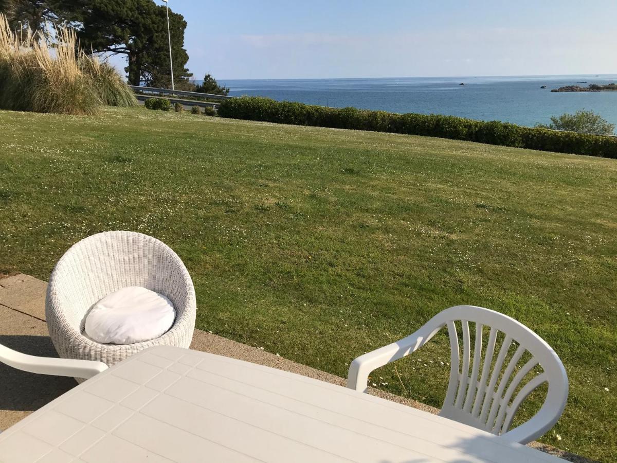 Maison 6 Pers Belle Vue Mer Piscine, Plage A 40 M Trevou-Treguignec Ngoại thất bức ảnh